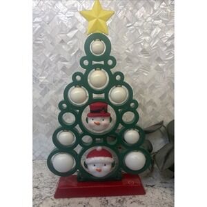 LED Light Projection Christmas Tree‎ Musical Snowman Winter Wonder Lane